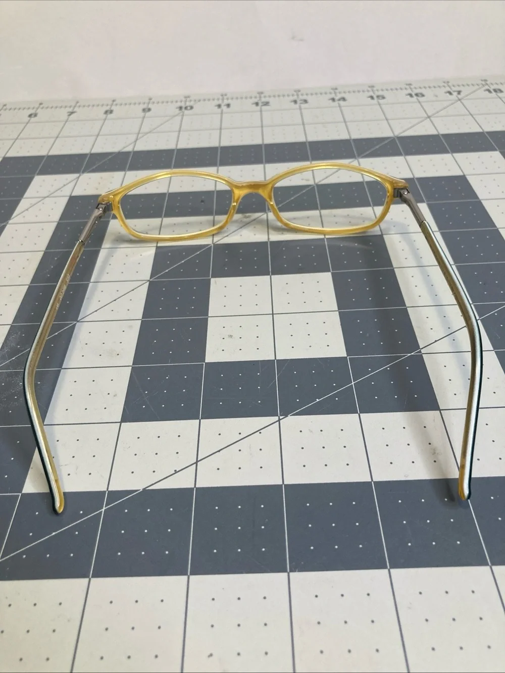 GUCCI GG2468 Eyeglasses Frame Italy 153 Black/ Yellow